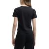 Fila Original Fashion Comfortable Soft Skin-Friendly Moisture-Wicking Solid Color Short Sleeve Regular T-Shirt Women Tops Black F51W529104F-BK
