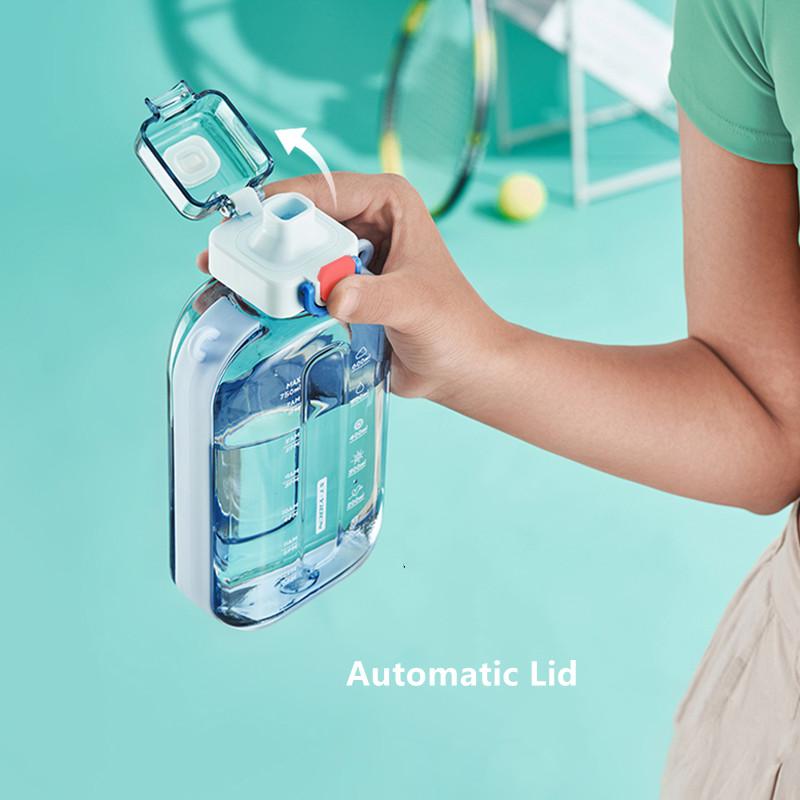 750ml Fashion Plastic Water Bottle With Strap Eco-Friendly Portable Creative Durable Outdoor Sport Drinking Bottle