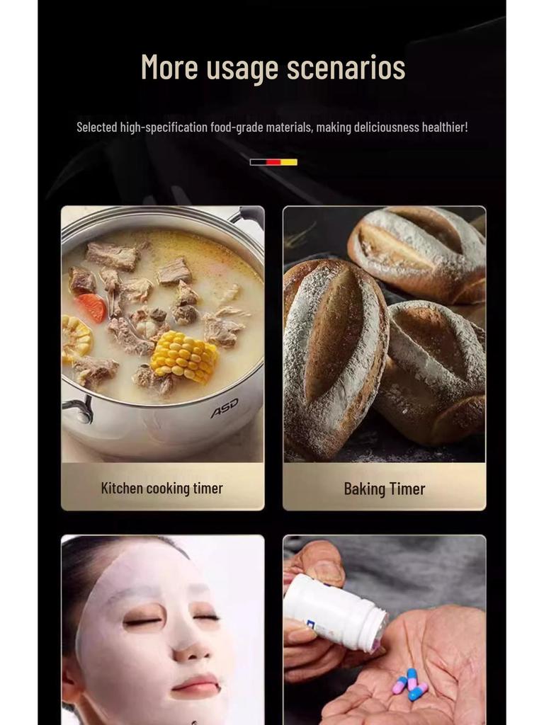 Student Timer: Magnetic Countdown Timer for Kids - Ideal for Cooking, Baking, and Learning