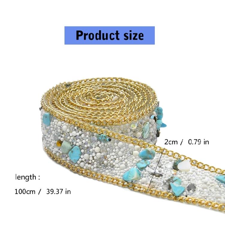 1.1Yard Sparkling Rhinestones Ribbon for Birthday Wedding Decorations Rhinestones Ribbons for Cake Candle Decoration