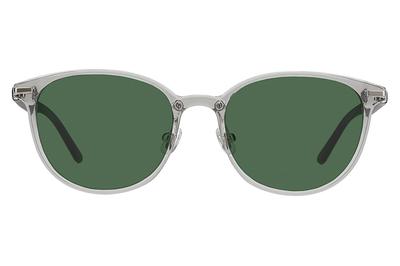SUNCUT CUT Personal Color Sunglasses Warm Cool Rubber UV Stylish [Zoff] [WEB Exclusive] Glasses/UV 100% Boston-style (Gray (Clear) ZA261G21_11A2)