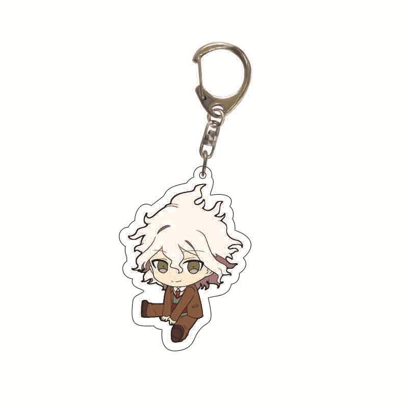 Danganronpa Monokuma, Makoto Naegi & Junko Enoshima Acrylic Keychain Charm Figure