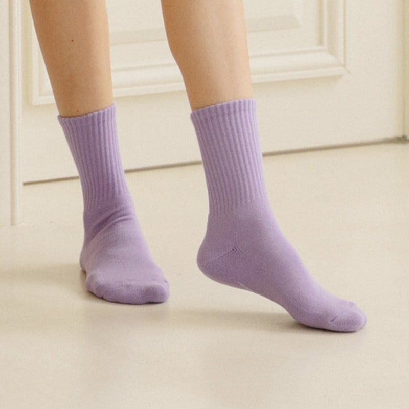 STUDIO SOCKSTOP [6PACK] Women's Sports Cushion Crew Socks 6 COLORS