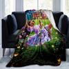 1pc, Enchanting Garden Adventure: A Magical Home Decor Gift Cozy Flannel Blanket for Bedroom, Living Room, Travel, Camping, Car