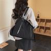 Large Capacity Commuter Bag Women's Shoulder Bag Multi-Zipper Tote Bag