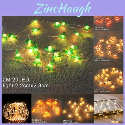 Jaskrawe 2m 20LED wiszące lampki choinkowe na choinkę i okna