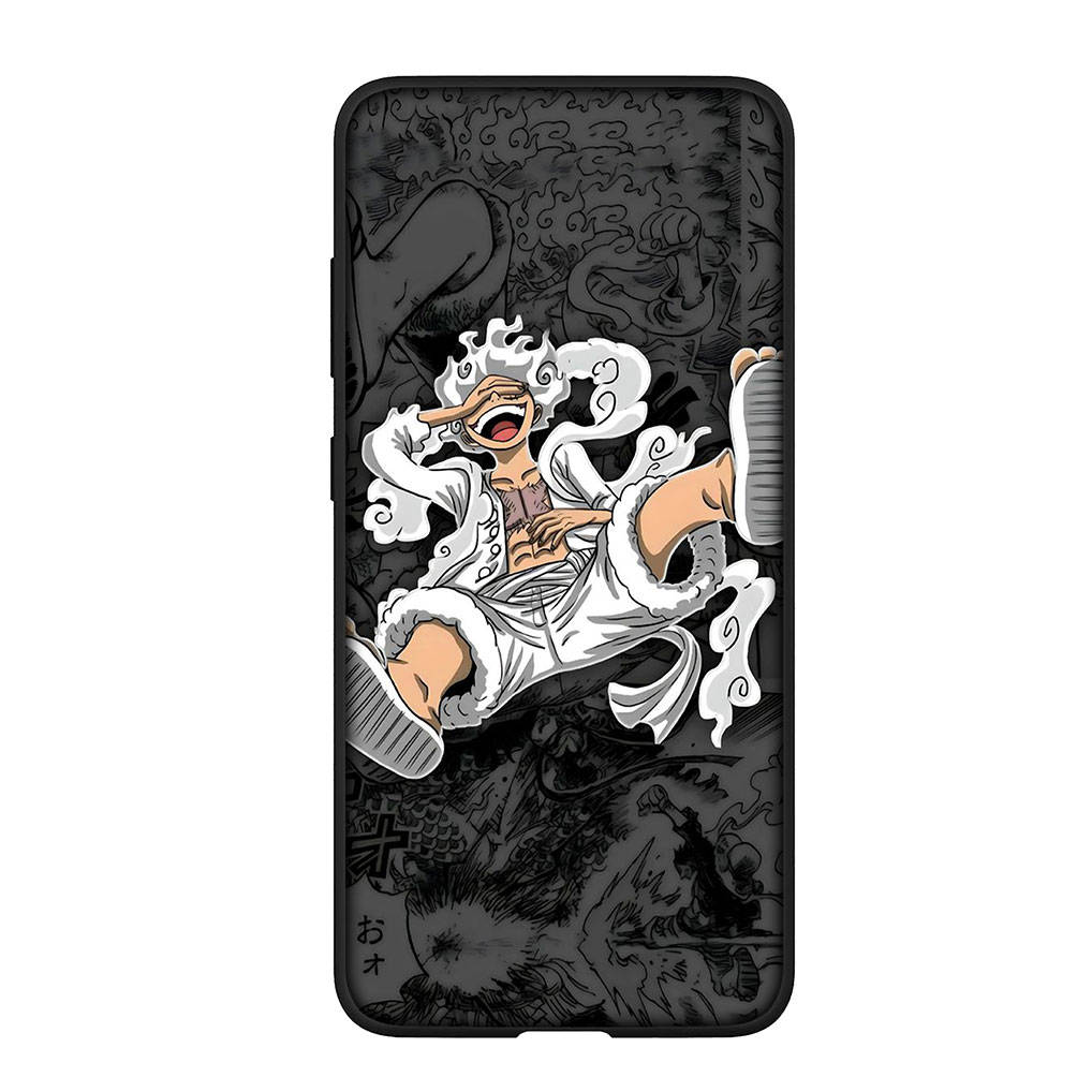 For Samsung Galaxy S24 S23 iPhone 16 15 14 Xiaomi Redmi Note 13 12 11 8Plus 9 Pro Max X XR Phone Case Comics Luffy Gear 5 One Piece OPPO Huawei Cover