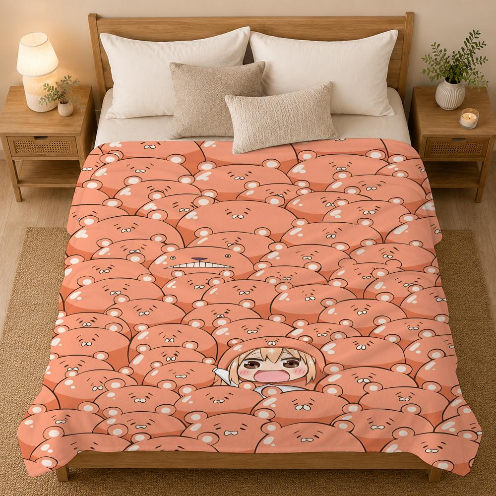 Himouto Umaruchan Anime Überwurf 240g Flanelldecke, geeignet für Sofas, Betten, Büros, exquisites Geschenk-Decken
