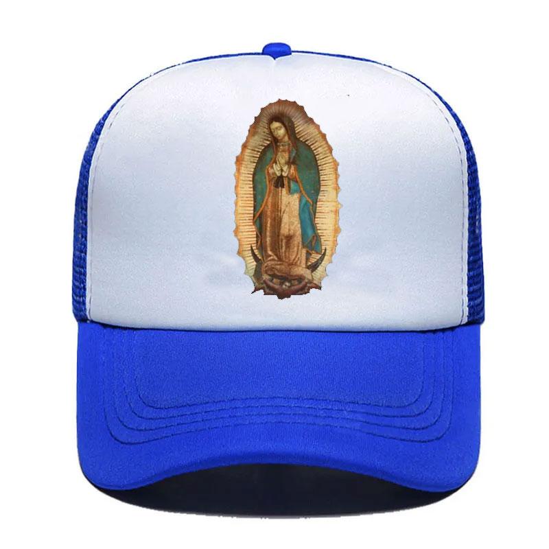 Our Lady Of Guadalupe Virgin Mary Baseball Cap For Women Men Unisex Summer Parent-Child Hats Mesh Visor Outdoor Sun Hats
