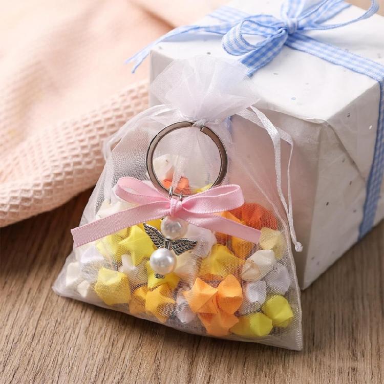 60 Stück Modische Engelsanhänger Schlüsselanhänger Charms Mit Organisierten Taschen Dekoration für Unvergessliche Feiern