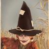 Flower Halloween Witch Hats Pendant Scarecrow Patch Witch Hat Simple Mesh Veil Wizard Cap  Parties