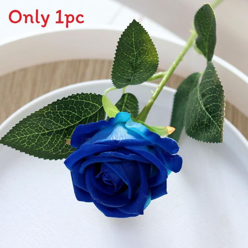 Silk Rose Artificial Flower For Wedding Party Home Decor Wall Arrangement Gift