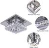 Modern Crystal Led Chandeliers Lighting 12W Led Lamps Living Room Bedroom Crystal Chandelier Led Lustre Chandelier Lamps