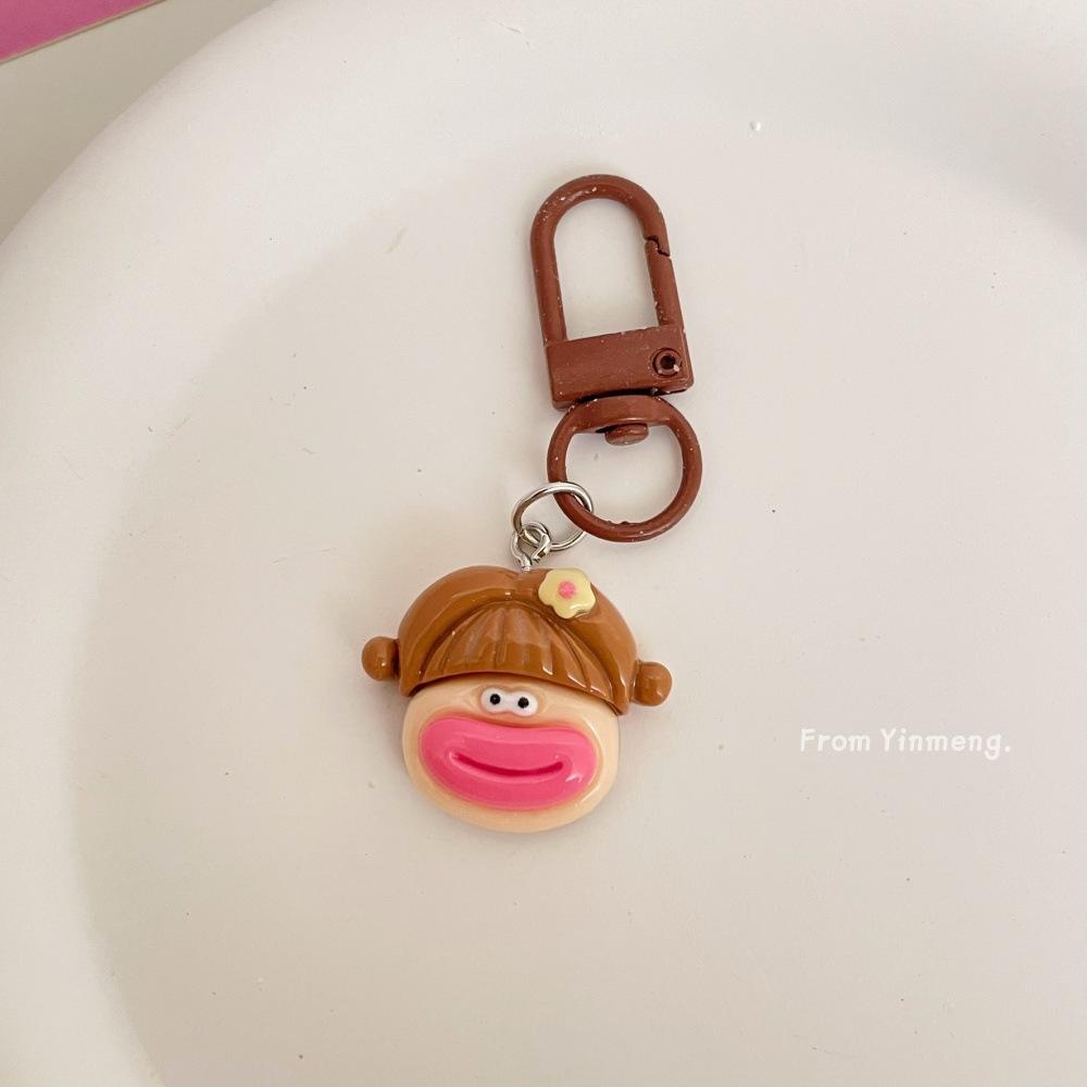 Ugly Doll Keychain - Cute and Quirky Big-Mouthed Ugly Doll Student Backpack Decoration, Gift for Best Friends, Bag Ornament