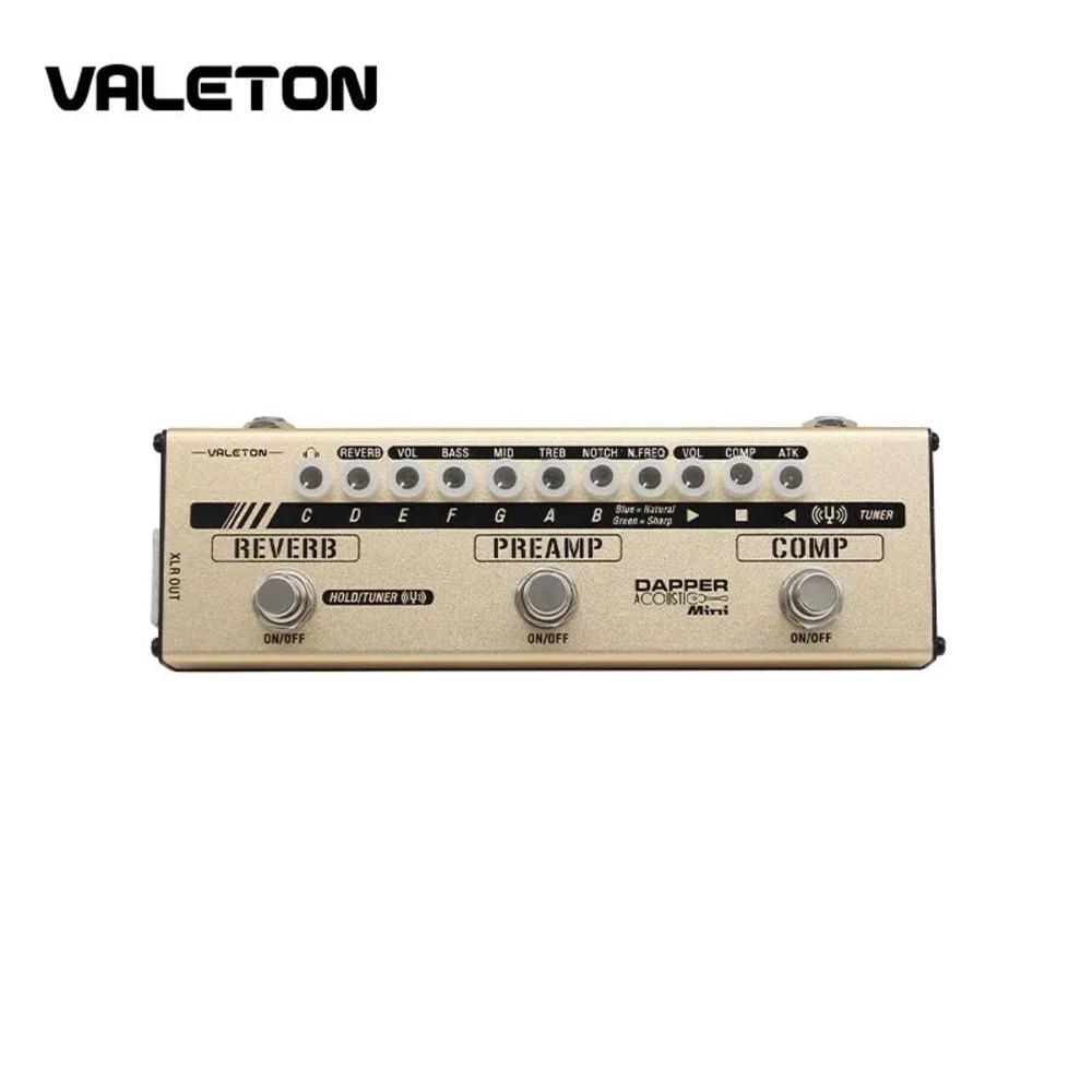

Valeton Dapper Acoustic Mini | Acoustic Guitar Preamp & Multi-Effects Pedal