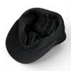 AVIREX Cable Knit Cap with and Winter Knit 023 Loose-Fit Brim, Men's Women's Cap, Black,