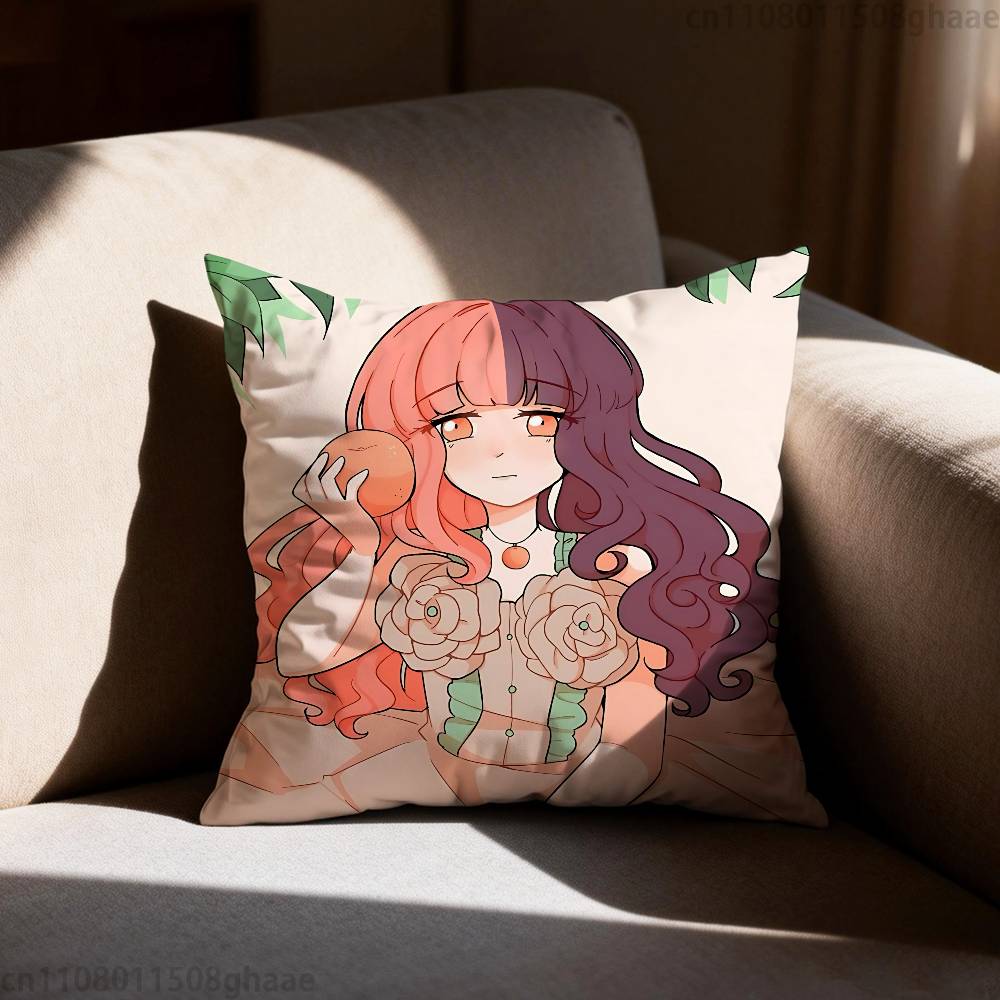 MMelanie Martinez Singer Pillow Case Square DoubleSided Printing Short Plush Sofa Cushion Cover Bedroom Bedside Pillow