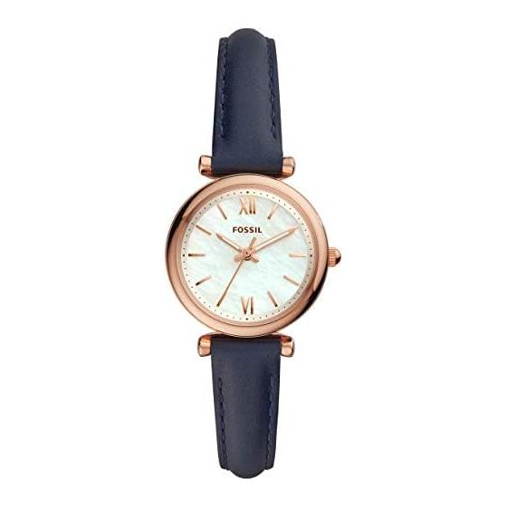 [Fossil] CARLIE MINI ES4502 Women s Watch Genuine Imported Product Blue