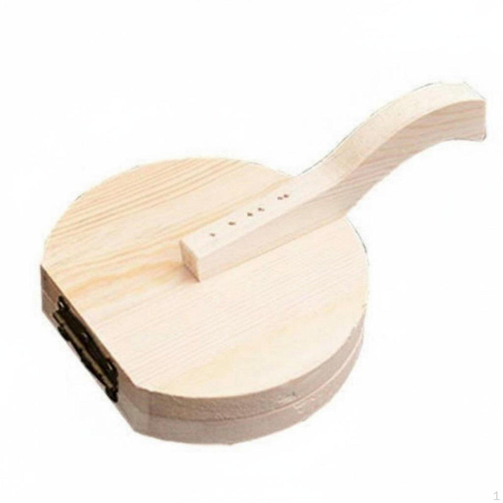 Wooden Dumpling Wrapper Press Solid Wood Easy to Use Pastry Presser Wood Large
