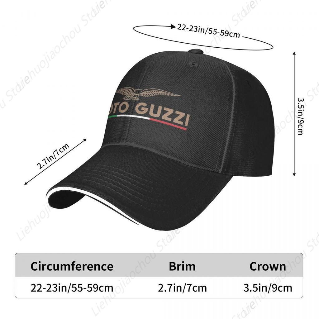 Moto Guzzi Adler Logo Aufkleber Emblem Baseballkappe Lässig Sandwich Hüte Unisex Verstellbar Papa Hut Outdoor