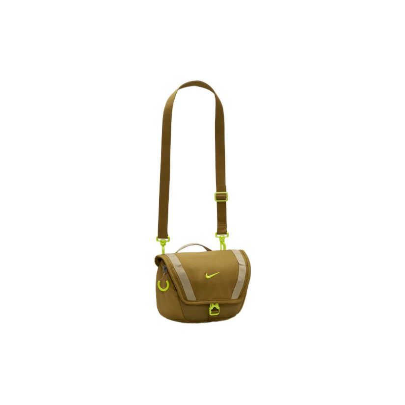Nike Woven Strap Design Fabric Shoulder Crossbody Waist Bag Unisex bags Olive-Green DJ9681-368