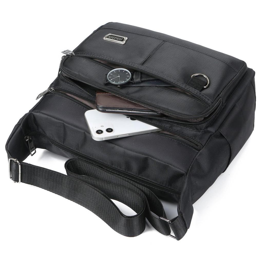 Herren Große Kapazität Mode Wasserdicht Messenger Schultertasche - Oxford Tuch Casual Reiserucksack