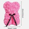 1pc Rose Bear Artificial Foam Flowers Bear Romantic Creative Gifts For Valentines Day Anniversary Wedding Birthday with Box
