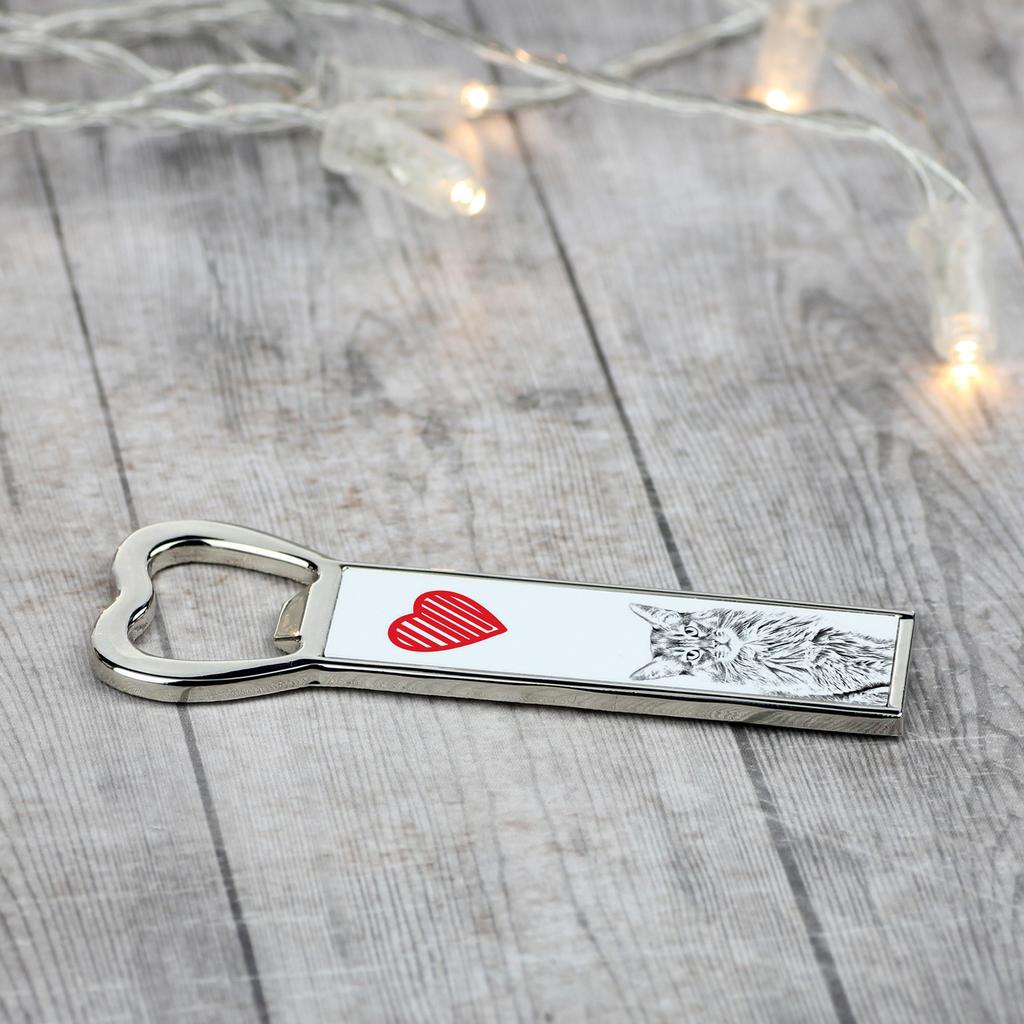 Somali – Bottle opener with a cat, personalized fridge opener | Art-Dog