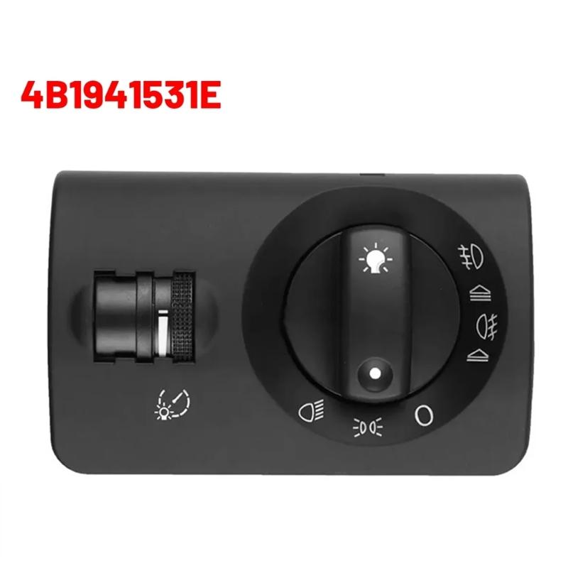 Fog Lamp Switch Headlight Control Switch Auto Accessory 4B1941531E 4B1941531 Replacement Part