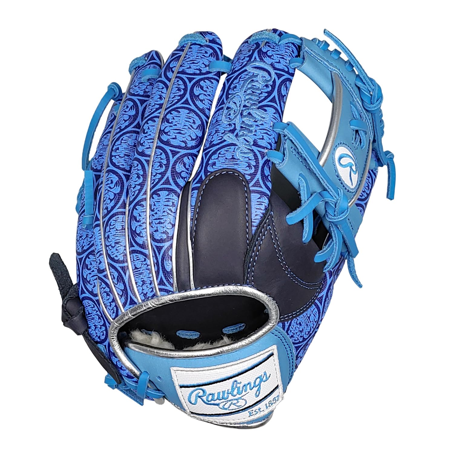 Rawlings Бейсбол MLB WORLD TOUR TOKYO дюймы Перчатка, СЕРИЯ, Для инфилдера, GR5HMWTN62, COLORSYNC, Темно-синий/Светло-синий, 11.25
