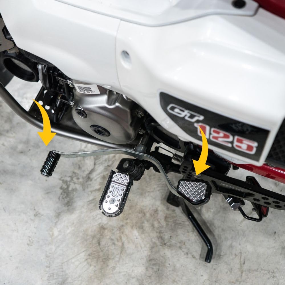 REVOLUTION Front and Rear Shift Pedal Set for Honda Hunter Cab CT125 / FR+RR