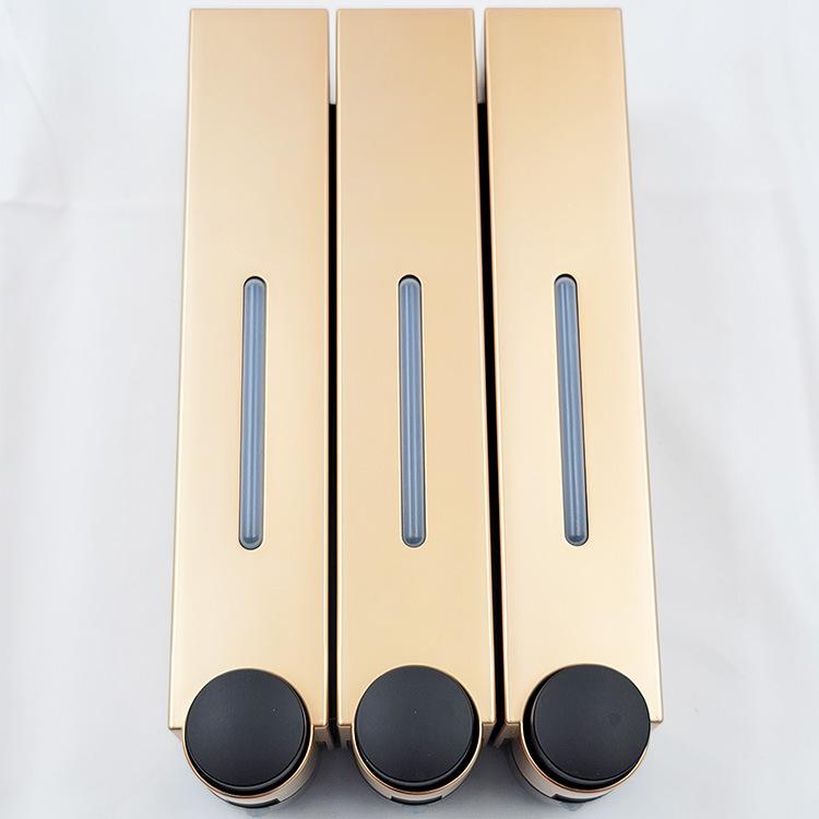 Manuální dávkovač mýdla nástěnný hřebíkový dávkovač na gel na ruce nádoby na tekutiny koupelna hotel sprcha šampon tekutý dávkovač