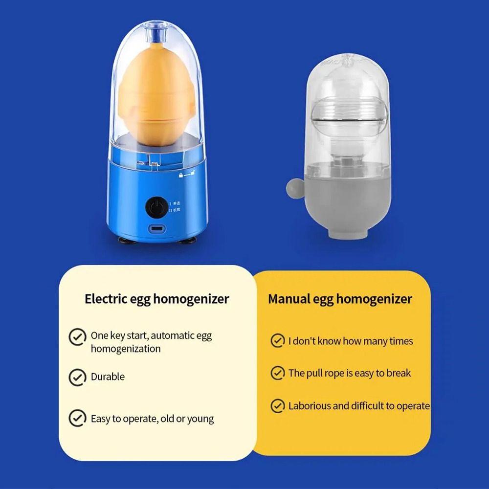 Creative Golden Egg Maker Portable Automatic Egg Beater Cute Electric Egg Spinner  Baking Tools