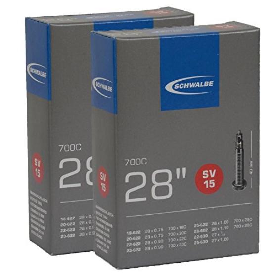 Schwalbe 700x18/28c Presta Valve 40mm SV15 (Set of 2)