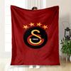 Galatasaray Istanbul Fußballverein Logo PosterDecke Flanell Überwurfdecke für Sofa, Bett, Reise, Camping, Büro, Couch, Stuhl Und Bett Gi