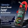 Professional Digital Clamp Meter 6000Counts Double Display Voltages Tester NonContact Voltages Sensors Builts In Flashlights