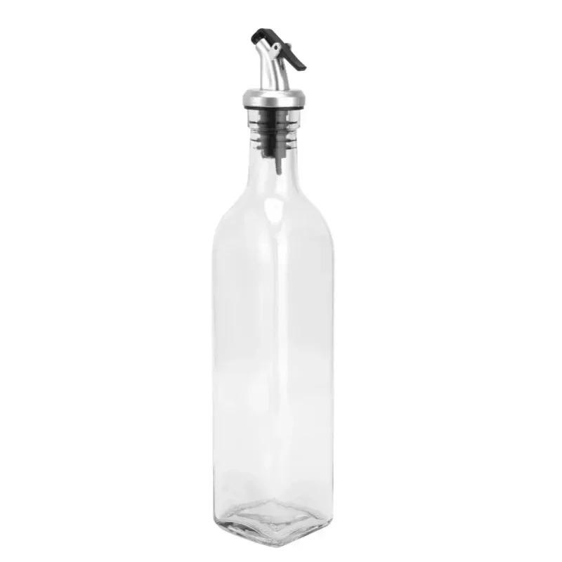 

Диспенсер для кухонного масла - Стеклянная и окрашенная пластиковая бутылка, Канистра для растительного масла, для соевого соуса, уксуса, кулинарного вина