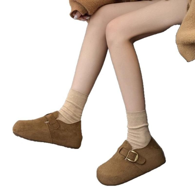 All-inclusive Thick-soled Women's Shoes, New Autumn and Winter Shoes, Fleece Cotton Shoes