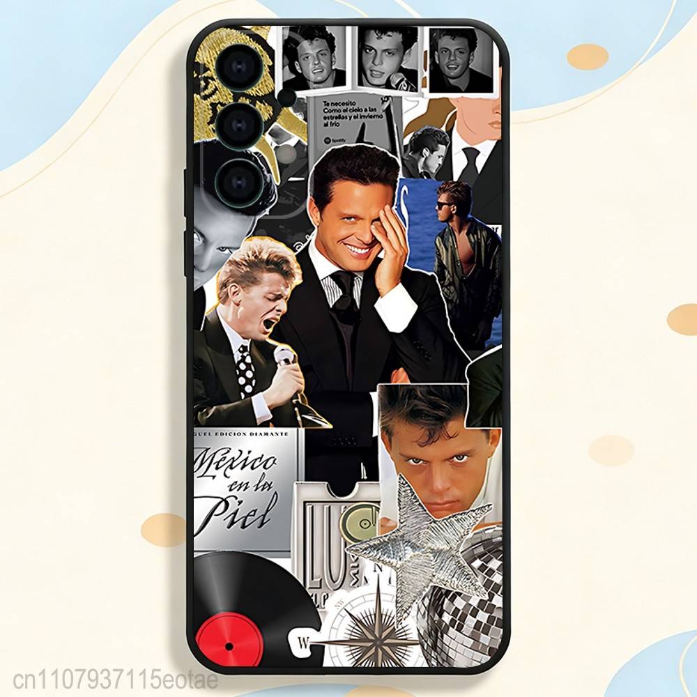 Luis M-Miguel 20 ANos Romance Case for Samsung S series s21 s22 s23 s24 s25 S26 FE Plus Ultra TPU Soft to Skin-friendly case