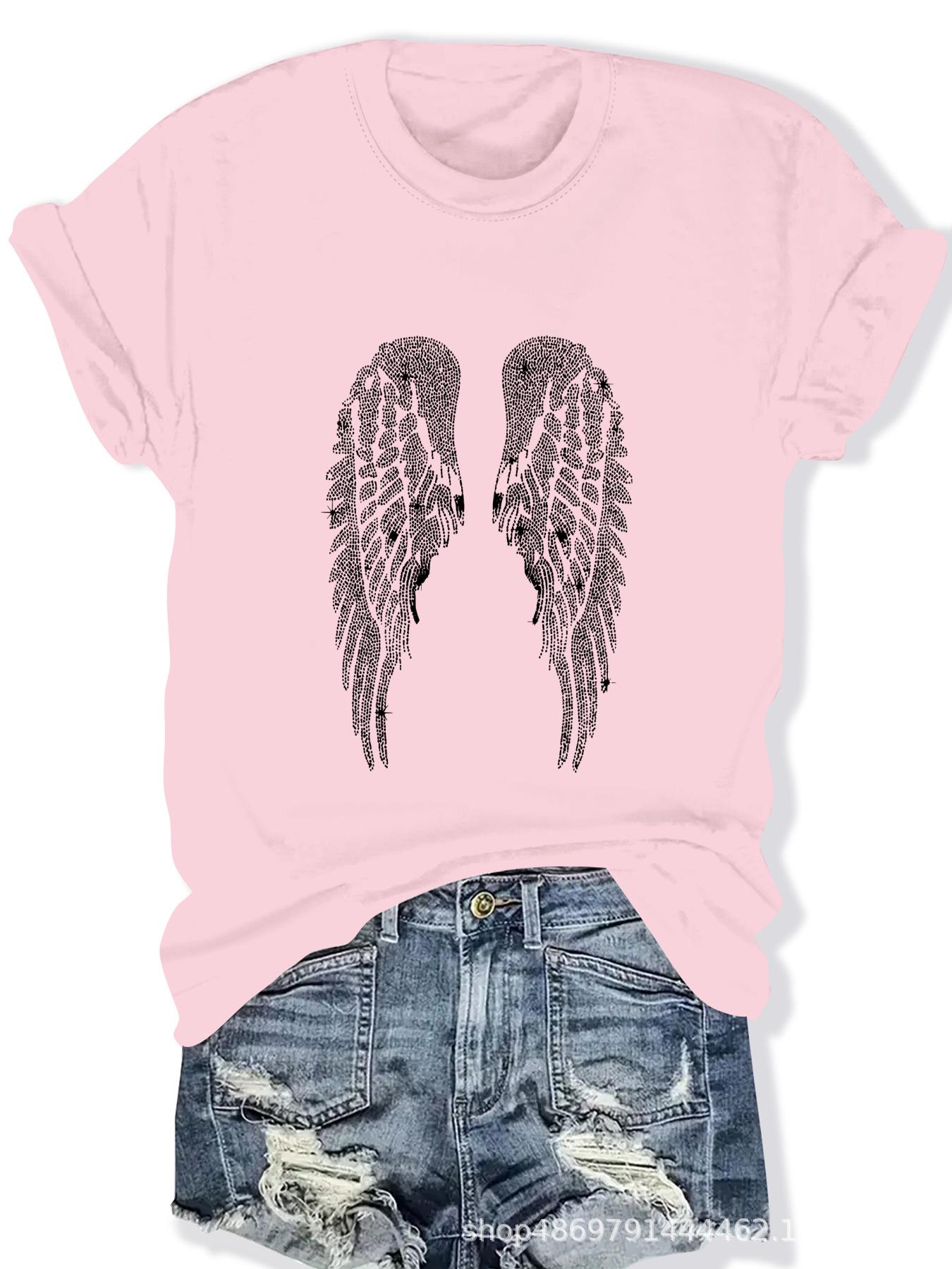 

Женская футболка с круглым вырезом в стиле кросс-бордерной моды Extra Extra Large розовый