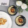Talos 2PCS Car Coasters, Decorative Silicone Non-Slip Auto Accessories, Reusable Stain-Resistant Thermal Pads, for Home Bar Kitchen