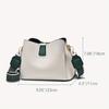 Elegant Women's Crossbody Bag, PU Leather Trendy Casual Shoulder Handbag/Purse, Versatile Fashion Bucket Bag