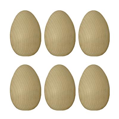 Easter Eggs Wooden Eggs Hen Eggs of 15002393 (Set 6)