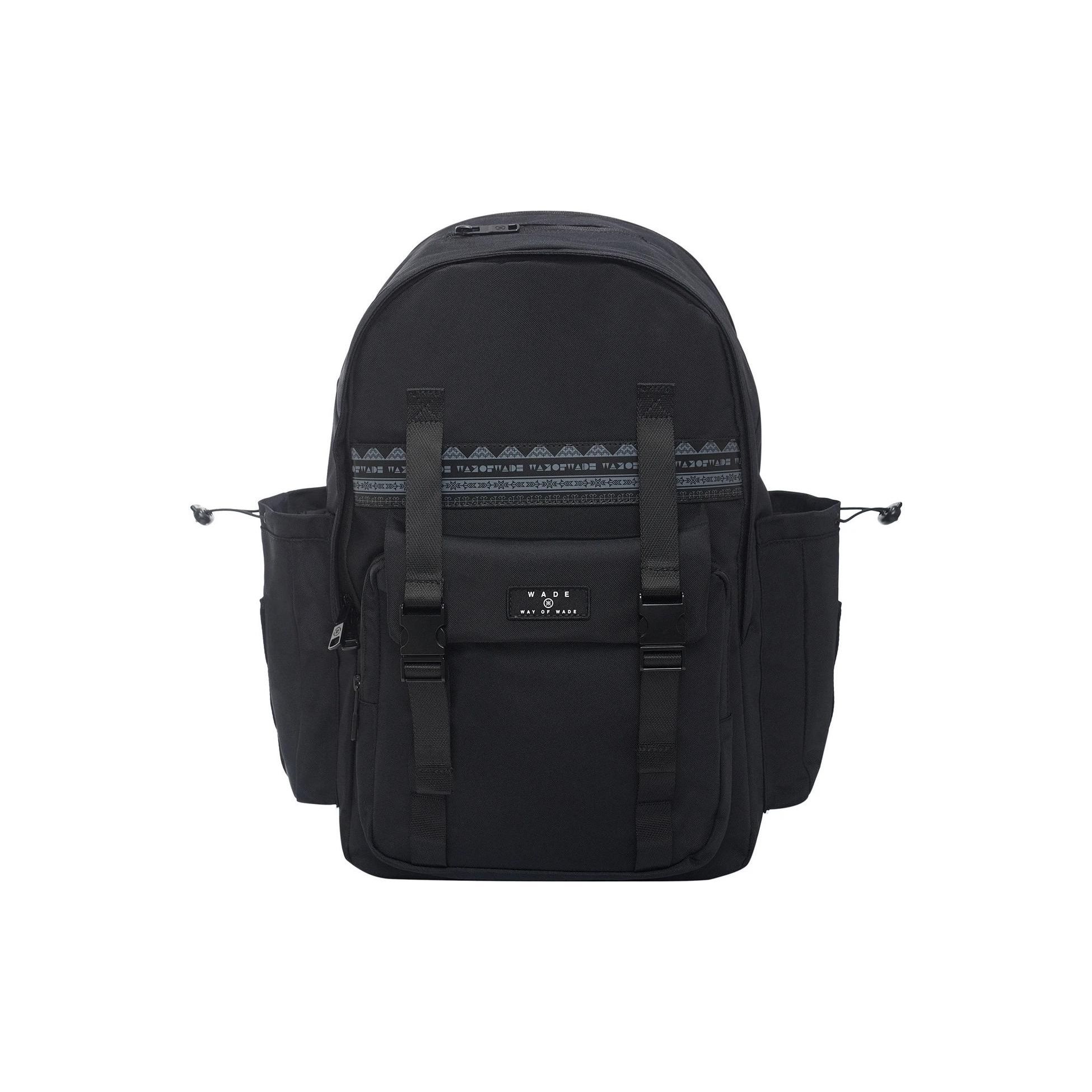 Li Ning Casual Sports Zipper Backpack Unisex Backpacks Black ABSS185-1 Black
