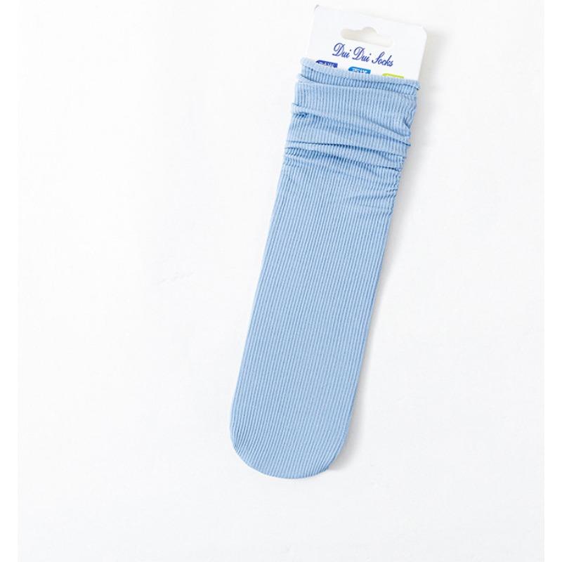 Jk Japanese Zhuji Socks Female Summer Thin Ice Silk Cool Breathable Boneless Ice Ice Socks In The Tube Month Pile Socks