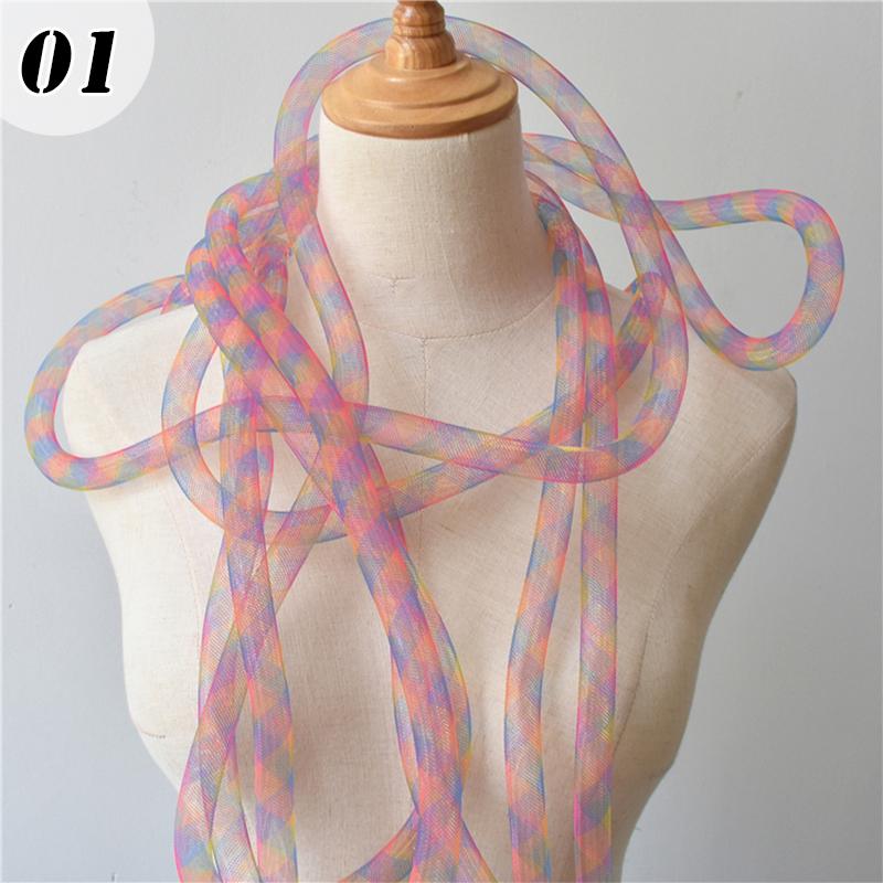 3M Wave Mesh Elastic Flexible Twisted Shape Tube Materials Creative Clothing Design Accessories Wedding Dress Decor Lace Fabric
