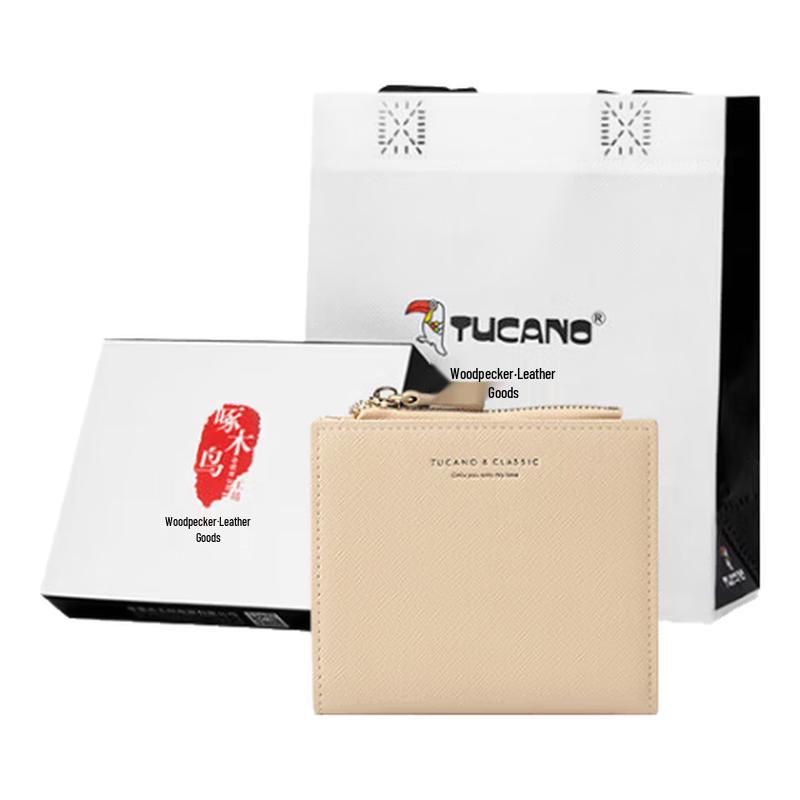 TUCANO Women s Genuine Leather Short Wallet Card Holder Multi-Card Slot 2590₽