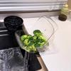 Drain Basket Portable Fruit Colander Large Capacity Food Grade BPA Free Sink Drain Basket Strainer Vegetable Washing Bowl