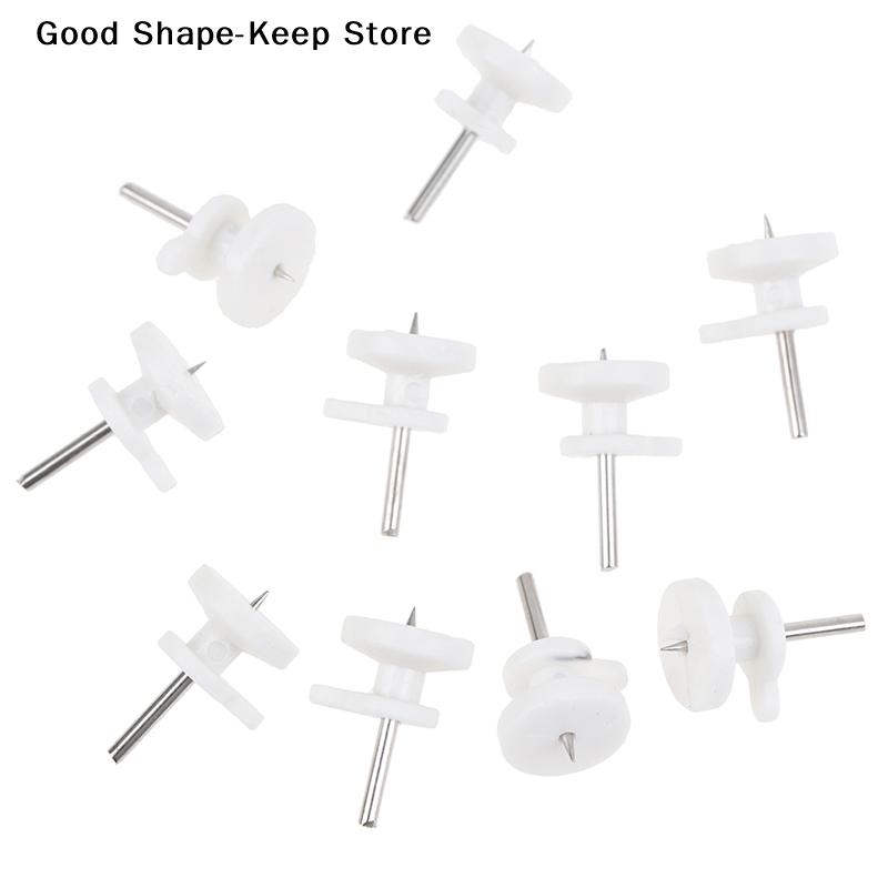 daily10Pcs Small Wall Mounted Hooks Non-Trace Nail for Concrete Cinder Block Hardwood Mini Traceless Nail Hook Wall Nail