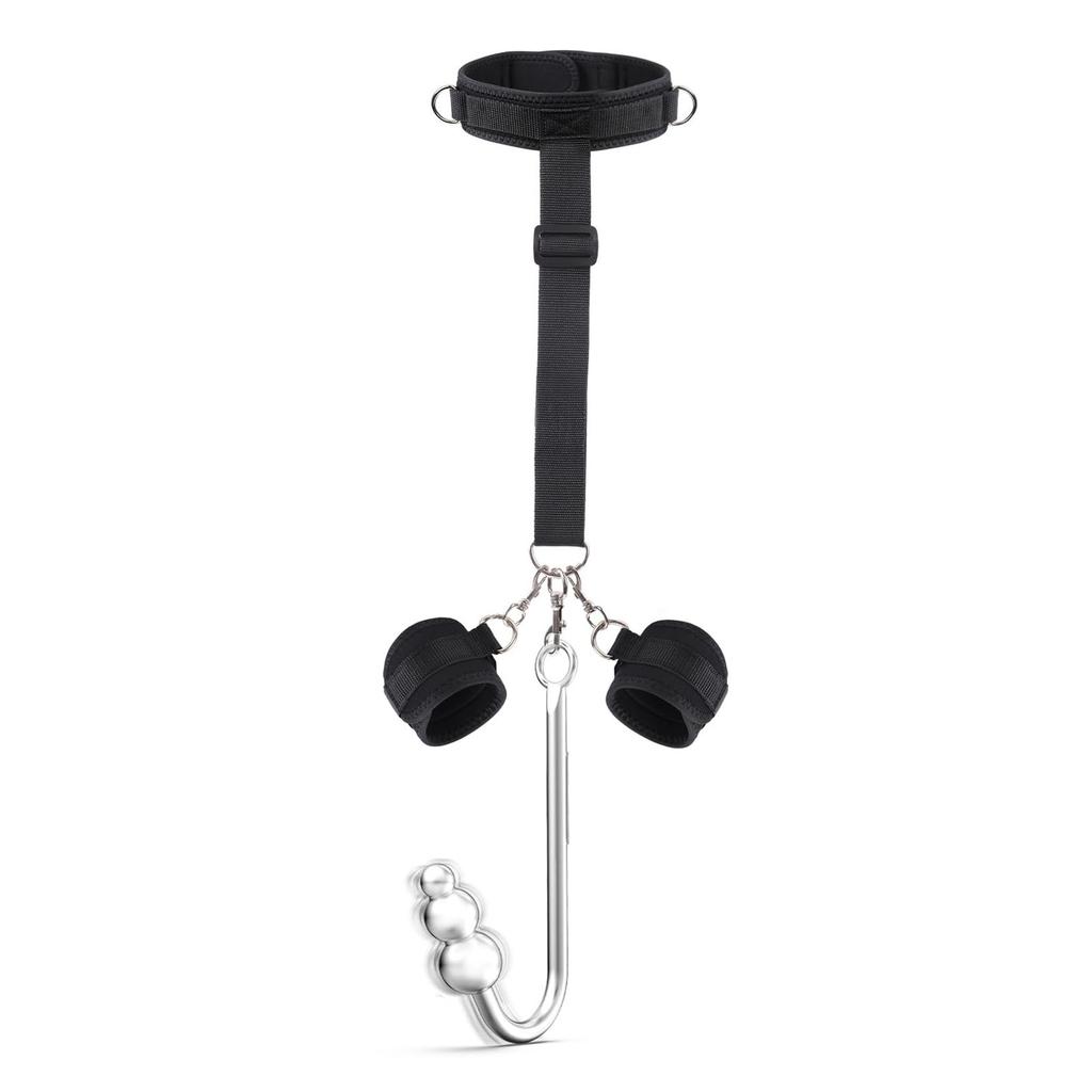 Anal Hook Set  Sex Bondage Adjustable Behind Back Restraints Bondage Sex Toys for Couples Adult SM Game Sex Restraints